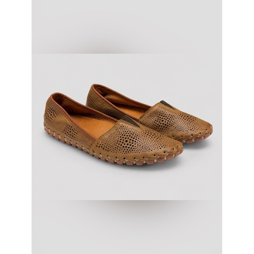 Spring Step Womens Leather Slip On Flats EU 41 US 10 Comfort Shoes Minimalist